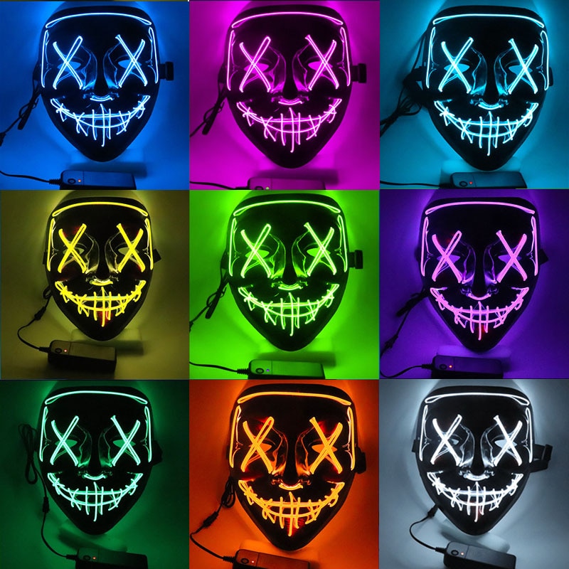 Spooky LED Halloween Mask