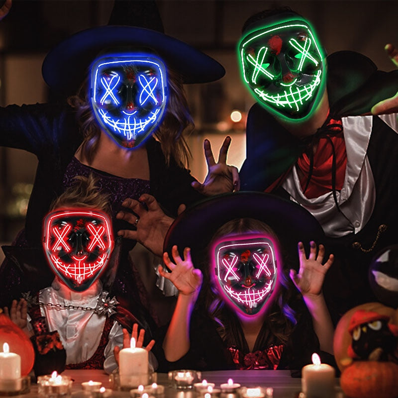 Spooky LED Halloween Mask