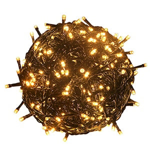 10M 20M 30M 50M 100M 24V Safe Voltage Green Cable LED String lights Christmas Fairy Lights for Xmas Trees Party Wedding Events