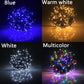 LED String Lights Indoor/Outdoor Traditional Christmas with Green Rope
