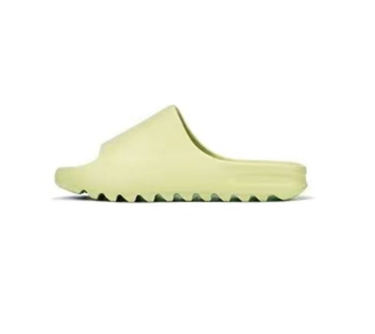 Light green foam slide sandal