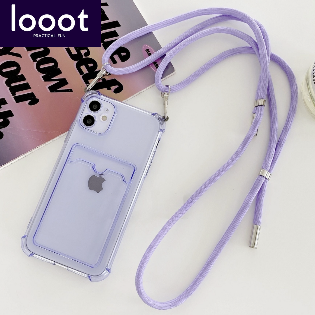Crossbody Jelly Case for iPhone