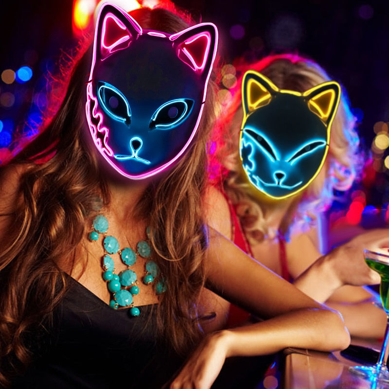 Kitty LED Halloween Mask