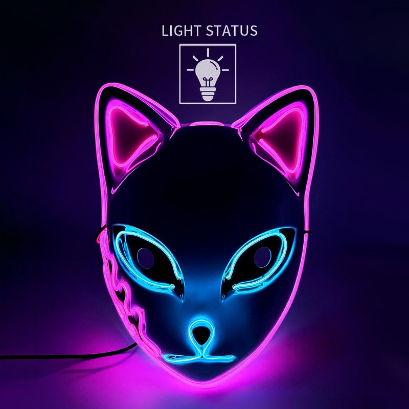 Kitty LED Halloween Mask