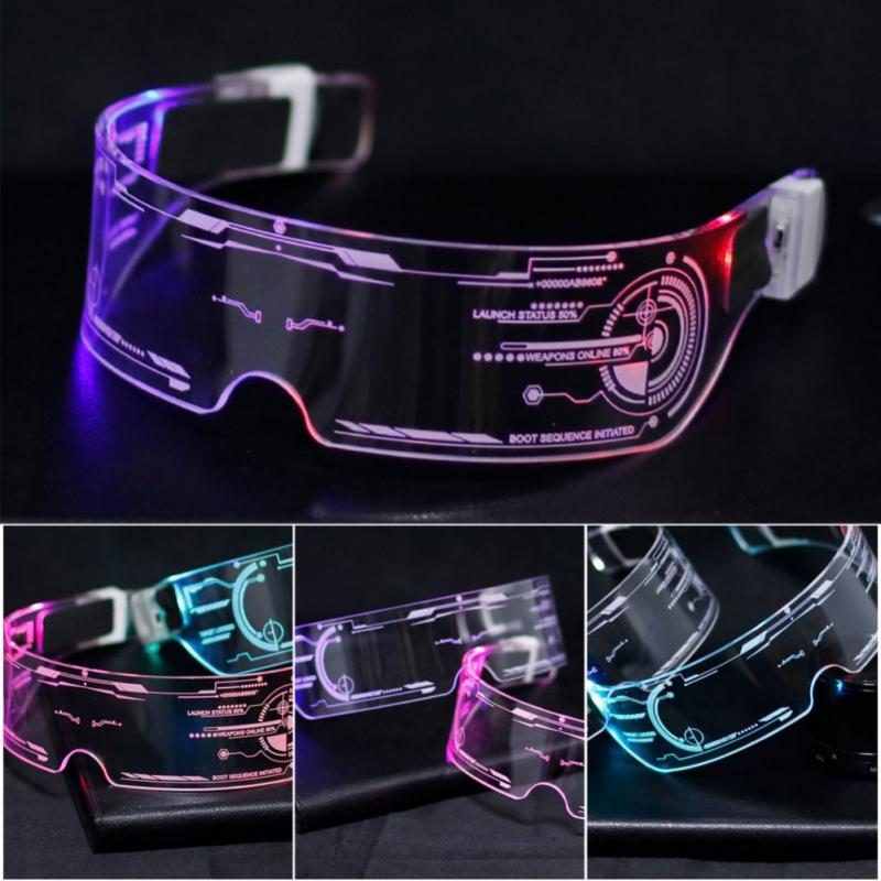 LED Glow Goggles