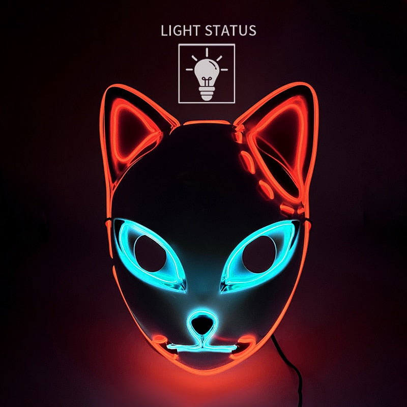 Kitty LED Halloween Mask