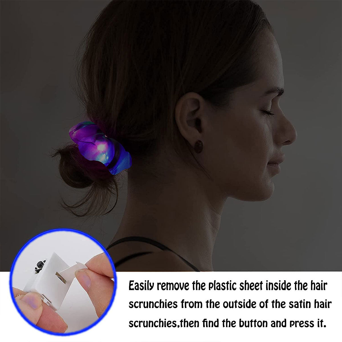 Light Up Hair Scrunchies