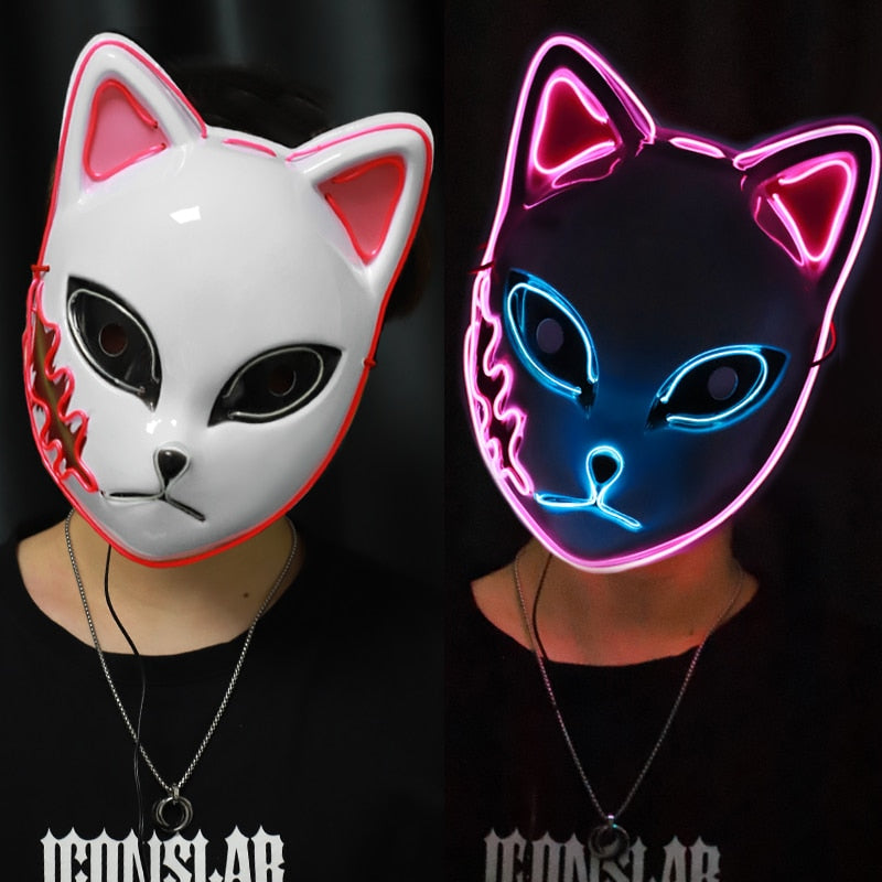 Kitty LED Halloween Mask