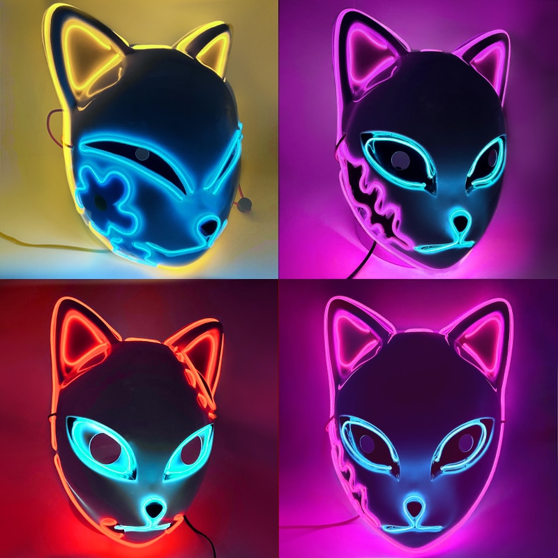 Kitty LED Halloween Mask