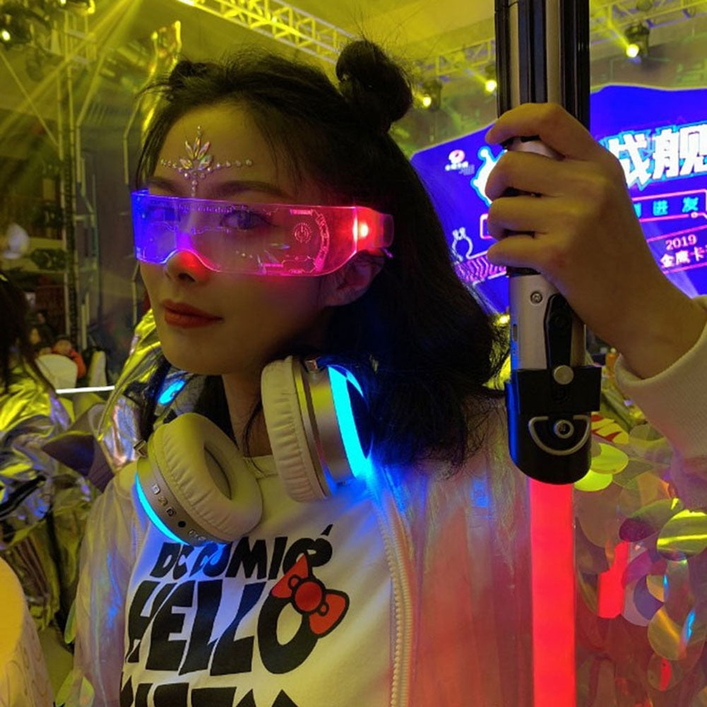 LED Glow Goggles