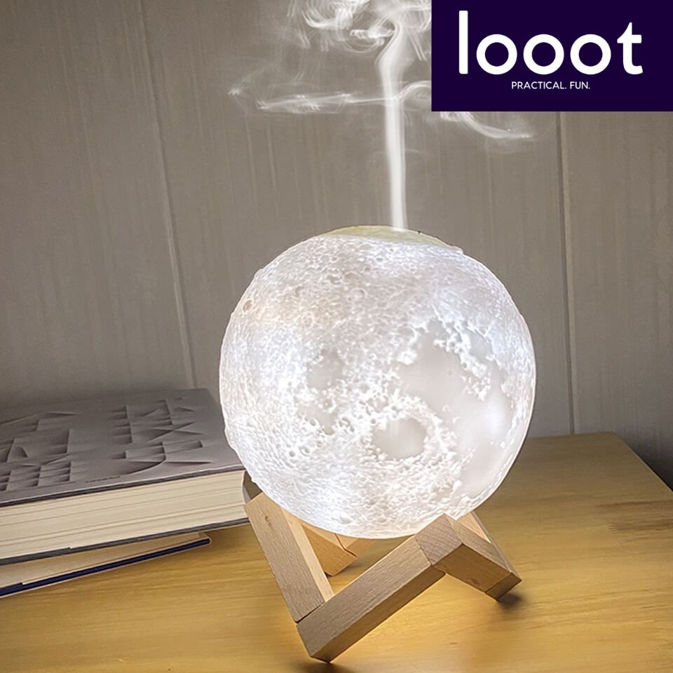 Moon Nightlight and Essential Oil Diffuser Humidifier