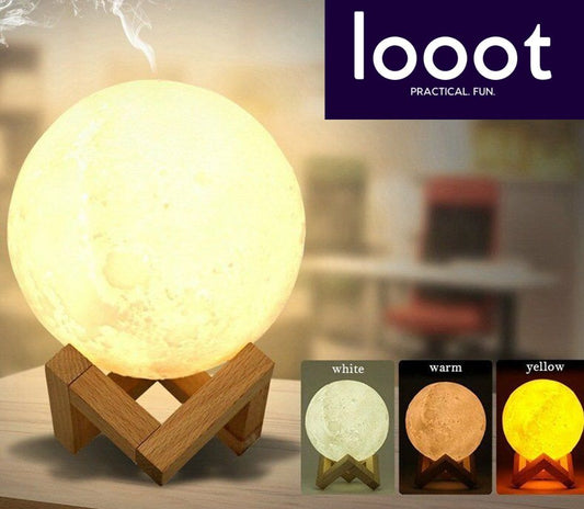 Moon Nightlight and Essential Oil Diffuser Humidifier