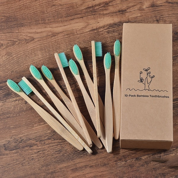 Eco-friendly Bamboo Toothbrush Set