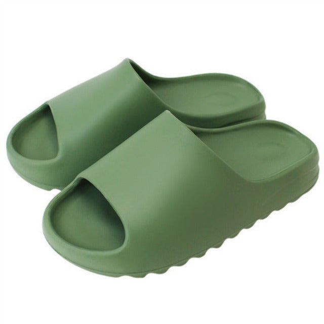 Sage green foam slide sandal