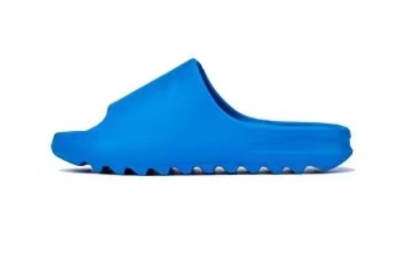 Bright Blue foam slide sandal 